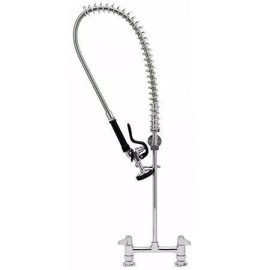 Llave De Prelavado Con Soporte Cubierta 8″ T&S 5Pr-8D00