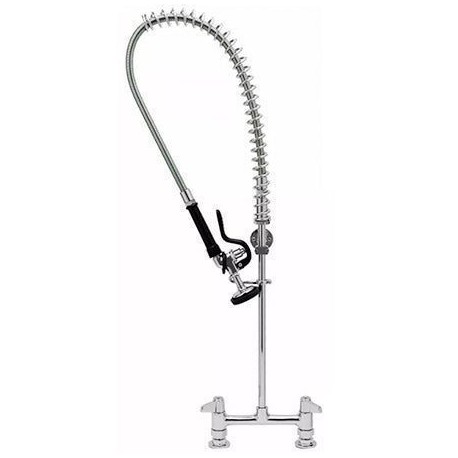 Llave De Prelavado Con Soporte Cubierta 8″ T&S 5Pr-8D00
