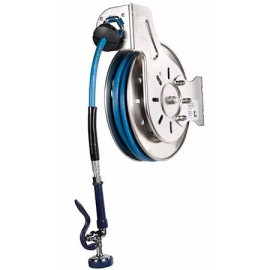 Carrete Acero Inoxidable Con Manguera T&S B-7132-01