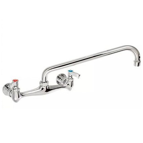 Llave Para Lavabo Mezcladora A Pared De 8″ Y Cuello FISHER 98094