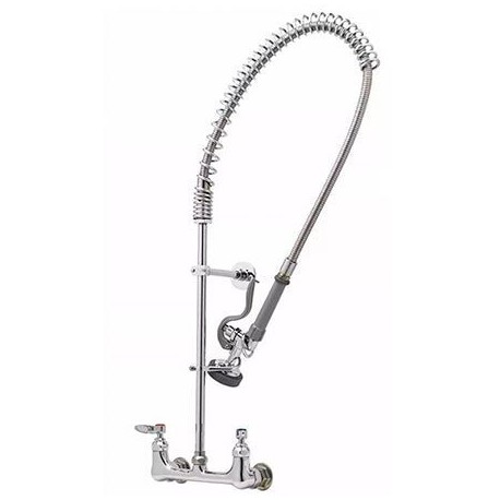 Llave De Prelavado Mezcladora A Pared De 8″ T&S B-0133-B